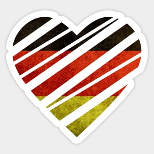 Germany Heart Sticker